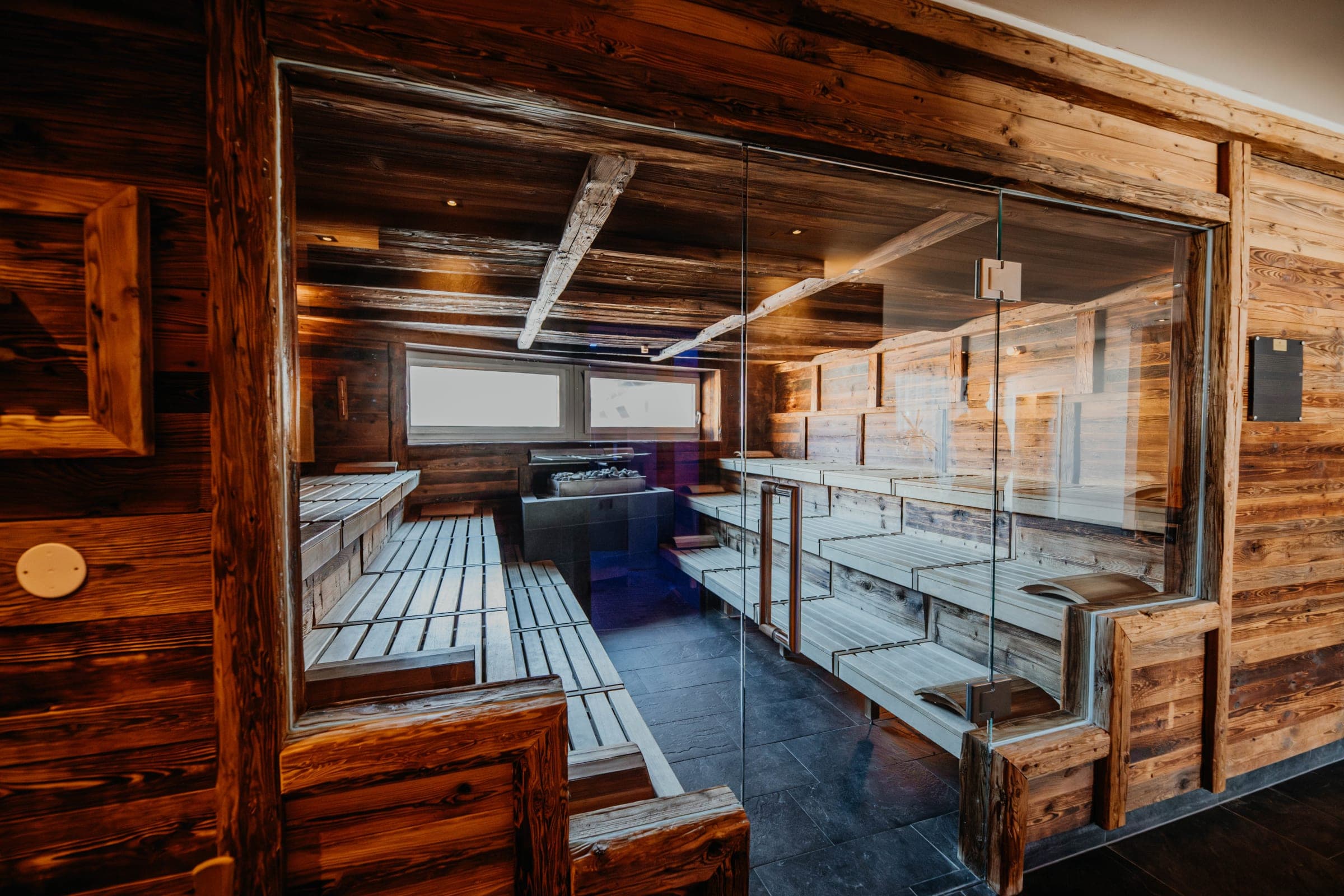 Finnische Sauna im Spa des Post Seefeld